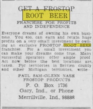Frostop Root Beer - Mar 1955 Ad For Franchise Opportunity